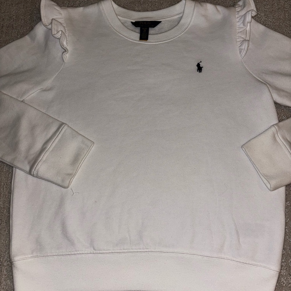 Polo by Ralph Lauren Classic White Sweatshirt
